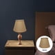 thumbnail image 2 of Juego de 2 pantallas de lámpara de lino rústico, decorativas, para mesa, lámparas de mesa Caqui, 2 of 9