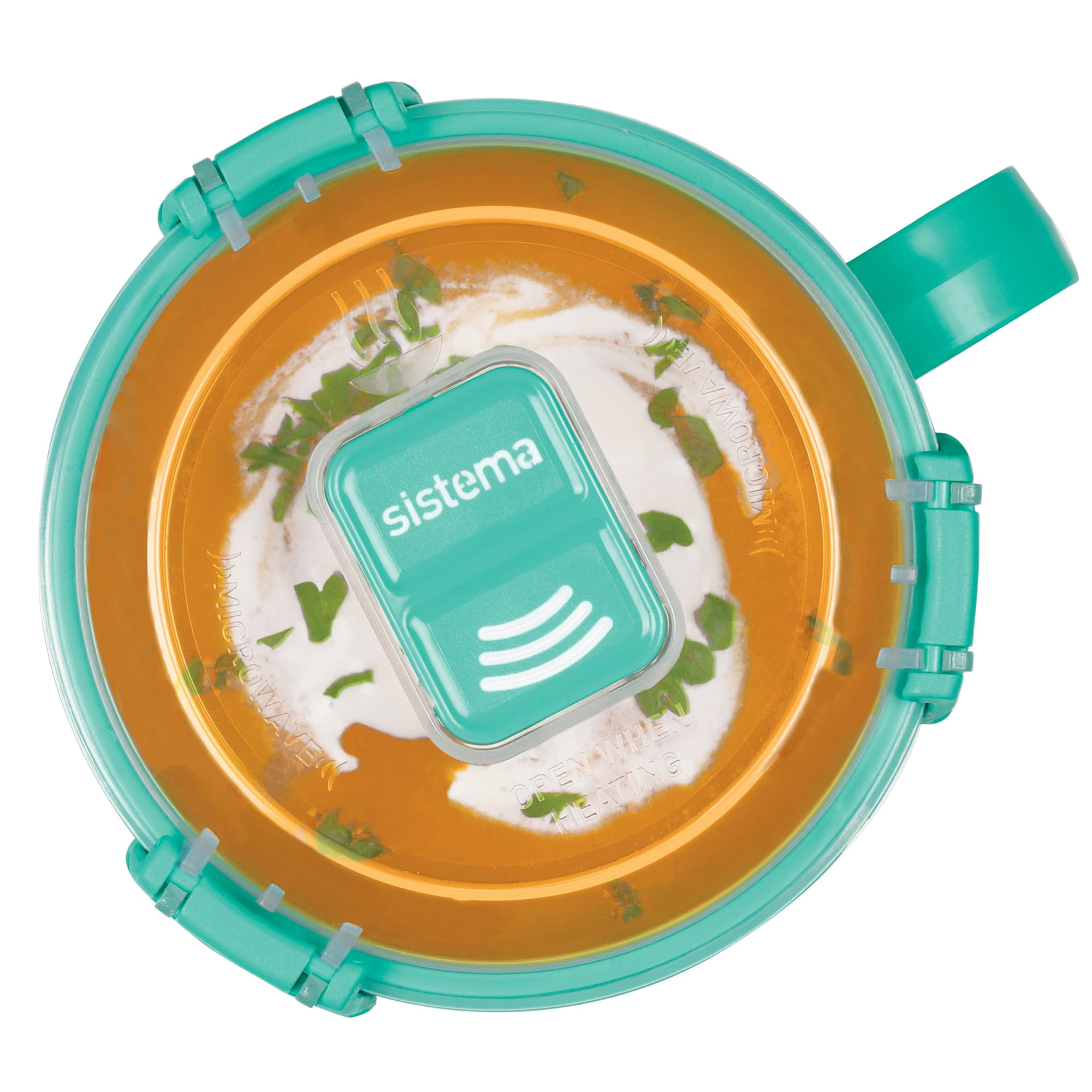 (3 pack) Sistema Microwave Medium Soup Mug Food Container