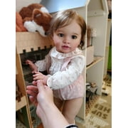 iCradle Lifelike Reborn Baby Dolls Girl - 26 inch Realistic Toddler Princess Girl Blue Eyes Real Life Standing Bebe Toy Xmas Gift