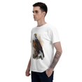 thumbnail image 3 of Bald Eagle Men's T-Shirt Cotton 100% Summer Tops Fashion Casual Bald Eagle Short Sleeves for Men Women Round Collar Top Tees, 3 of 6