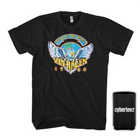 1984 World Series Champs - Van Halen Tour Of The World 1984 T-Shirt + Coolie (S)