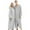 a-Grey104185, variant on Men Women Autumn Winter Couple Solid Color Cable Knitted Plush Robes Long Sleeve Cozy Loungewear For Snug Home Relaxation Casual Robe