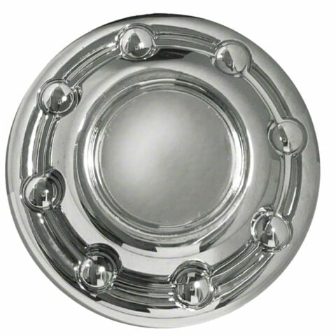 Fuel Rider Set of 4 Chrome ABS Center Caps Compatible with 1994-2001 Dodge Ram 2500 8.5 Inch, Diameter, Closed, No Logo