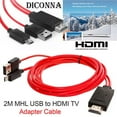 thumbnail image 3 of MHL MicroUSB to Hd-Mi 1080P Hd Tv Cable Adapter for for Phones 11 Pin, 3 of 5