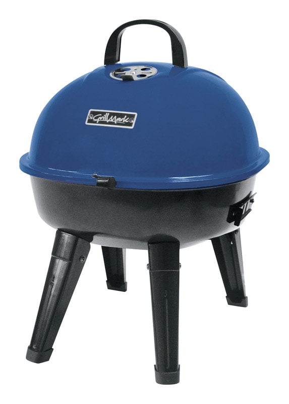 Grillmark Charcoal 15.5 in. W Blue Grill