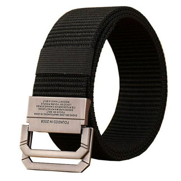 Cinturón de nailon para hombre, tela táctica de lona del ejército, informal, de diseñador de lujo, Correa deportiva militar, HB009