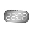 thumbnail image 3 of GROWTH TANK Digital Alarm Clock Bedroom Alarm Clock Snooze Function Large Display Electronic Black White LED, 3 of 9