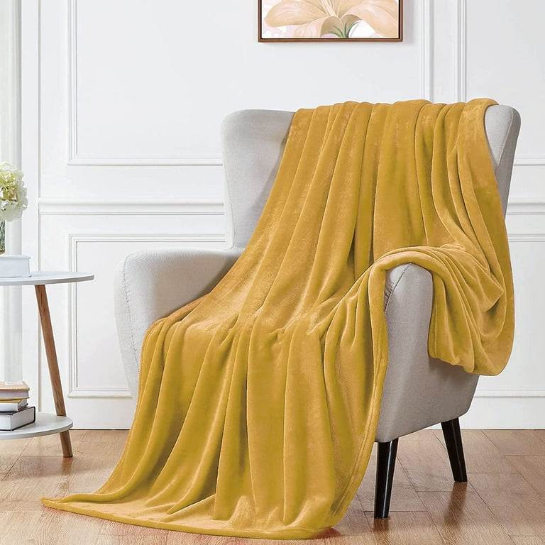 Fleece Blanket Plush Throw Fuzzy Lightweight Throw Size 50 x 60