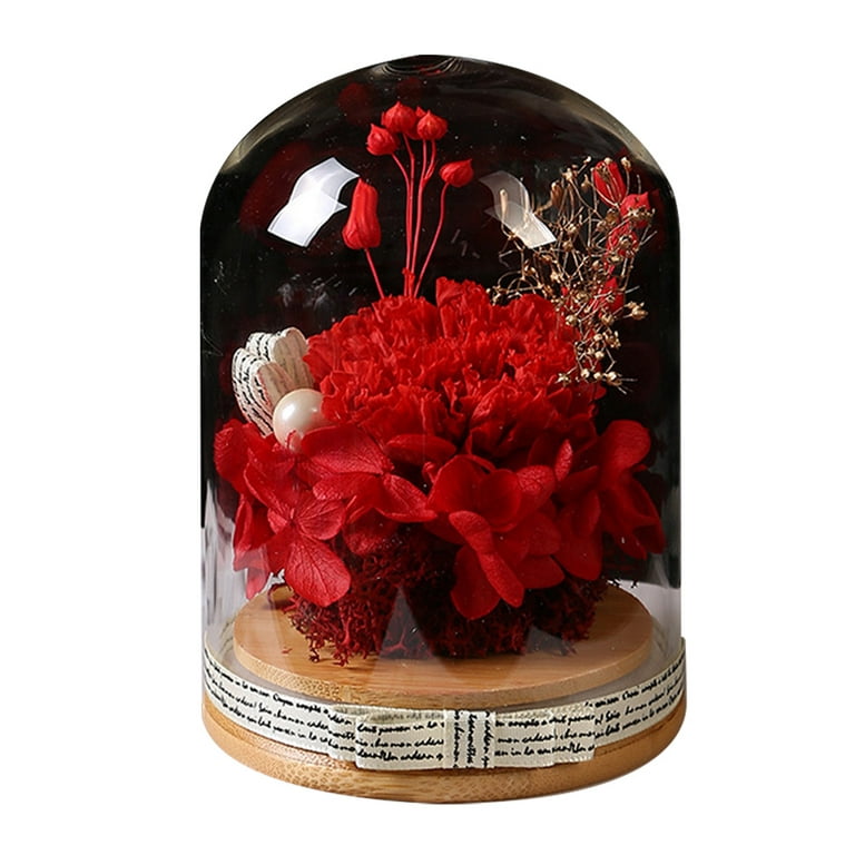 Mothers Day Flowers Gifts, Birthday Gift, Womens Gifts for Her, Flowers  Preserved Forever in Glass Dome, Romantic Decoration for Weddings,  Thanksgiving gift for her, 