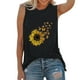 thumbnail image 1 of Túnica camisetas sin mangas para las mujeres Blusa de moda para mujer, ropa deportiva, camisetas sin mangas, camisetas sin mangas para entrenamiento de Yoga, camiseta holgada con gráfico de (Black, L), 1 of 4
