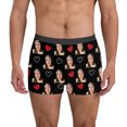 thumbnail image 2 of Wxolcjlv Mens Boxer Briefs Valentine's Day Diy Printing Custom Underwear With Face Custom Trendy Graphic Boxers Male Holiday Gifts Watermelon Red_2086516_1 L, 2 of 4