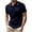 Navy, variant on HomeGardon Shirts for Men,Mens Shirts Turn Down Collar,Golf Ball Uniform Fashion Casual Button Lapel Short Sleeve Top,S-XXXL