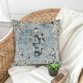 thumbnail image 4 of Antique Persian Kirman Rug Print Pillow Case Square Pillowcase Soft Throw Pillow Cover 20"X 20" Home Decor for Living Room Couch Sofa Car Cushion Cover, 4 of 6
