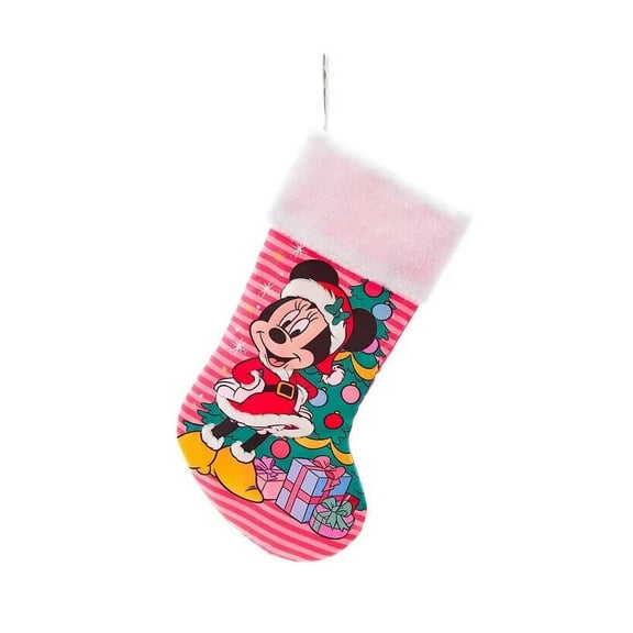 Kurt Adler 19" Disney Minnie Mouse with Christmas Tree Stocking Ornament (DN7212)
