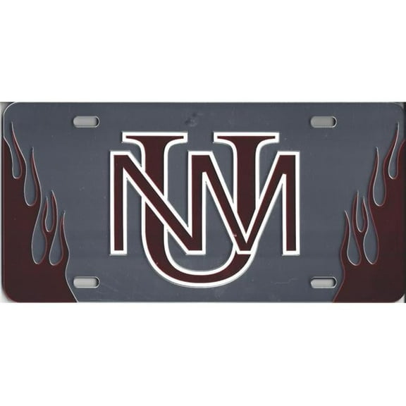 212 Main UNM-LS001 6 x 12 in. University of New Mexico Laser License Plate