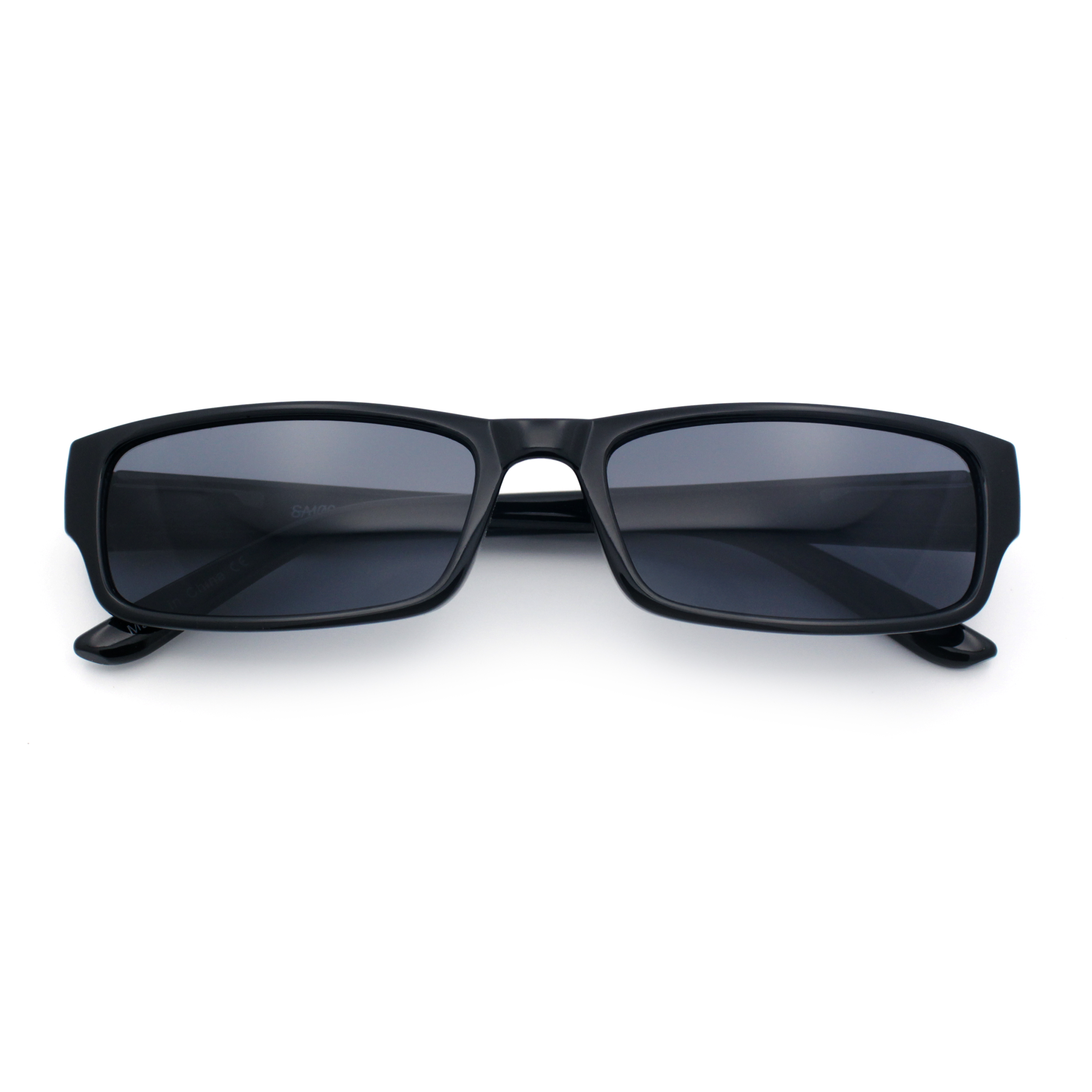 SA106 Mens Hippie Pimp Narrow Rectangular Black Frame  display picture 1