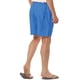 thumbnail image 3 of INSPIRE CHIC Pantalones de baño para hombres, verano, vacaciones en la playa, con cintura elástica, forro de malla, 30 azul, 3 of 6