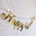 thumbnail image 5 of Clispeed Engagement Decorations Banner Wedding Photo Prop Decoration Golden Rectangular 1 Set, 5 of 6