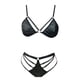 thumbnail image 3 of Gibobby Lencería de encaje Día de San Valentín mujer Sexy charol ropa de dormir lencería tentación ropa interior camisón(Negro, G), 3 of 5