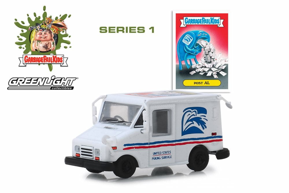 Greenlight 54010-E Garbage Pail Kids Series 1 Post Al Postal Mail Truck 1:64 Scale