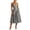 Black, variant on Women's Gingham Midi Dress Trendy 2026 Y2k Sleeveless Square Neck A-Line Drop-Waist Wedding Guest Dresses