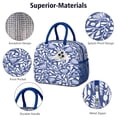 thumbnail image 4 of Reusable Boho Lnsulated Lunch Bag for Women & Men-Leakproof Water-Resistant Cooler Tote,Large Capacity(10.6x8.7x6.3in)for Work,Office,Travel,Picnic,Beach., 4 of 7