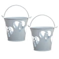 thumbnail image 2 of 2 Piezas Mini de Metal de Hierro Caja de Dulces, Maceta, Caja de para , para Bodas, Fiestas, Baby Showers Azul Macarena Pequeño cubo de caramelo de hierro, 2 of 6