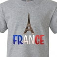thumbnail image 4 of Inktastic France Eiffel Tower Flag in Text Youth T-Shirt, 4 of 5