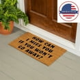 thumbnail image 4 of 28" x 16" Nature Coir Mat, How can I miss you, 4 of 6