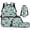 Camo Bass Fish, variant on Pzuqiu Camo Bass Fish School Backpack Set for Kids with Lunch Bag 17 Inch Book Bags for Girls 10-12 Years Old, Schoolbag for Boys Pencil Bag Water Bottle Bag School Bookbag Sets