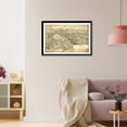 thumbnail image 3 of Historic Framed Print, PA Providence 1892 MAP, 17-7/8" x 21-7/8", 3 of 9