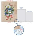 thumbnail image 4 of Jumbo Greeting Card with Envelope ( 8.5 x 11 Inch) - Flower Press Thank You Card - Bouquet of Flowers, Tied with a Ribbon - Large Floral Thanks and Pe, 4 of 6