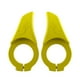 thumbnail image 5 of Greeniant 1 par de extremos auxiliares para manillar de bicicleta, manillar ergonómico, manillar, manillar, accesorios, extensor, suministros de Amarillo 2piezas Greeniant CBP161820, 5 of 6
