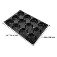 thumbnail image 2 of CTIRCHIU 10pcs Fruit Display Tray Plastic Black Rack Prevent Rolling For Grocery Store Use, 2 of 6