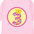 thumbnail image 4 of Inktastic Princess 3rd Birthday Girls Long Sleeve Toddler T-Shirt, 4 of 5