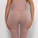 thumbnail image 5 of Pantalones de yoga elásticos de cintura alta para mujer - Leggings opacos con cintura en forma de V y efecto fruncido en los glúteos, 5 of 7