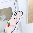 thumbnail image 4 of Kawaii Phone Cases Apply to iPhone Xs Max,Cute Cartoon Bear Phone Case with Keychain Strawberry Bear Phone Case 3D iPhone Xs Max Case Soft Silicone Shockproof Cover for Women Girls, 4 of 14