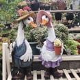thumbnail image 4 of Pato De Simulación, Cartel De Bienvenida, Escultura De Modelo De Pato De Resina De Jardín Para Decoración Al Aire Libre Yuarrent HA043061-02, 4 of 6