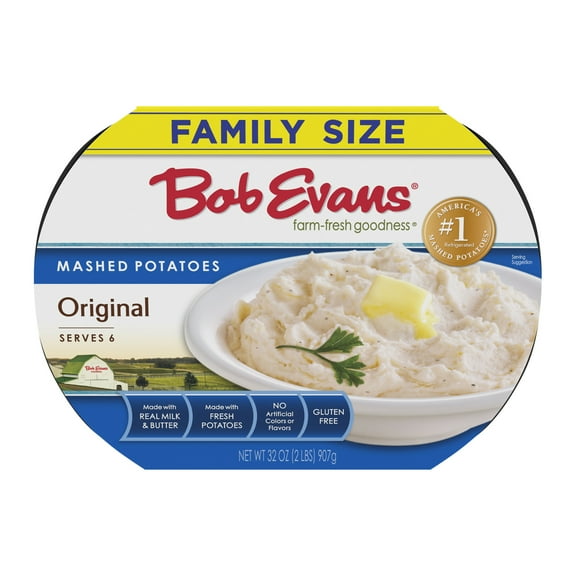 Bob Evans Gluten-Free Family Size Original Mashed Potatoes, 32 oz Tray