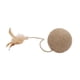 thumbnail image 4 of Pelota interactiva para gatos, ideal como regalo, para gatos de interior, ejercicio y rascador. color de la madera, 4 of 9