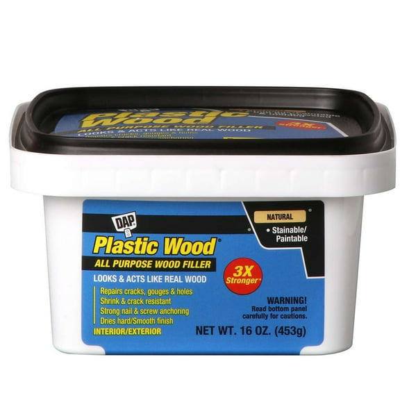 24-Pack of 16 oz Dap 00529 Natural Plastic Wood Latex-Based All Purpose Wood Filler