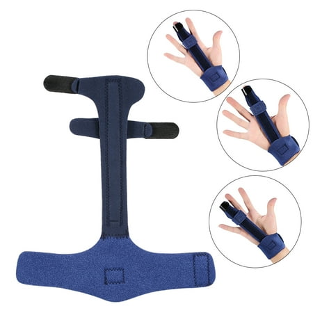 HERCHR Finger Support, Adjustable Finger Splint Metacarpal Fracture Healing Mallet Finger Correcting Support Brace, Finger