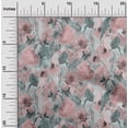 thumbnail image 2 of oneOone Viscose Chiffon Dusty Pink Fabric Abstract Floral Sewing Craft Projects Fabric Prints By Yard 42 Inch Wide, 2 of 5