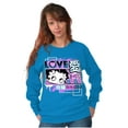 thumbnail image 3 of Kanji Style Betty Boop Love XOXO Women Crewneck Sweatshirt Brisco Brands M, 3 of 6