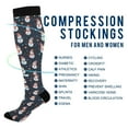 thumbnail image 4 of joogoo Christmas Snowmans Socks Women Men Knee High Sock, 4 of 8