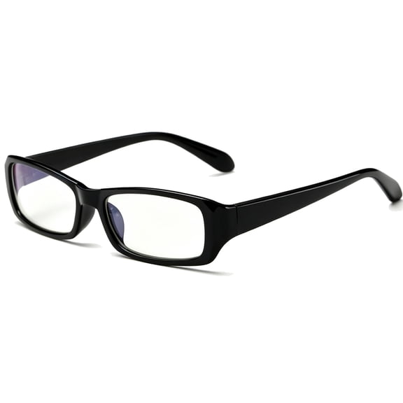 High Magnification Reading Glasses for Men Women, Black Rectangle Durable Strong Power Readers 7.00 8.00