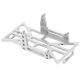 thumbnail image 3 of BRI Reemplazo del parachoques de la placa de batería de aleación de aluminio RC para Axial SCX24 90081 C10 1/24 RC CarSilver, 3 of 10