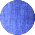 thumbnail image 1 of Ahgly Company Machine Washable Indoor Round Persian Blue Bohemian Area Rugs, 7' Round, 1 of 4