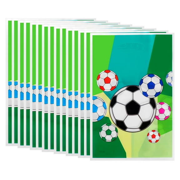 ULTNICE 24Pcs Football Party Loot Bags Paper for Party Favors in Green
