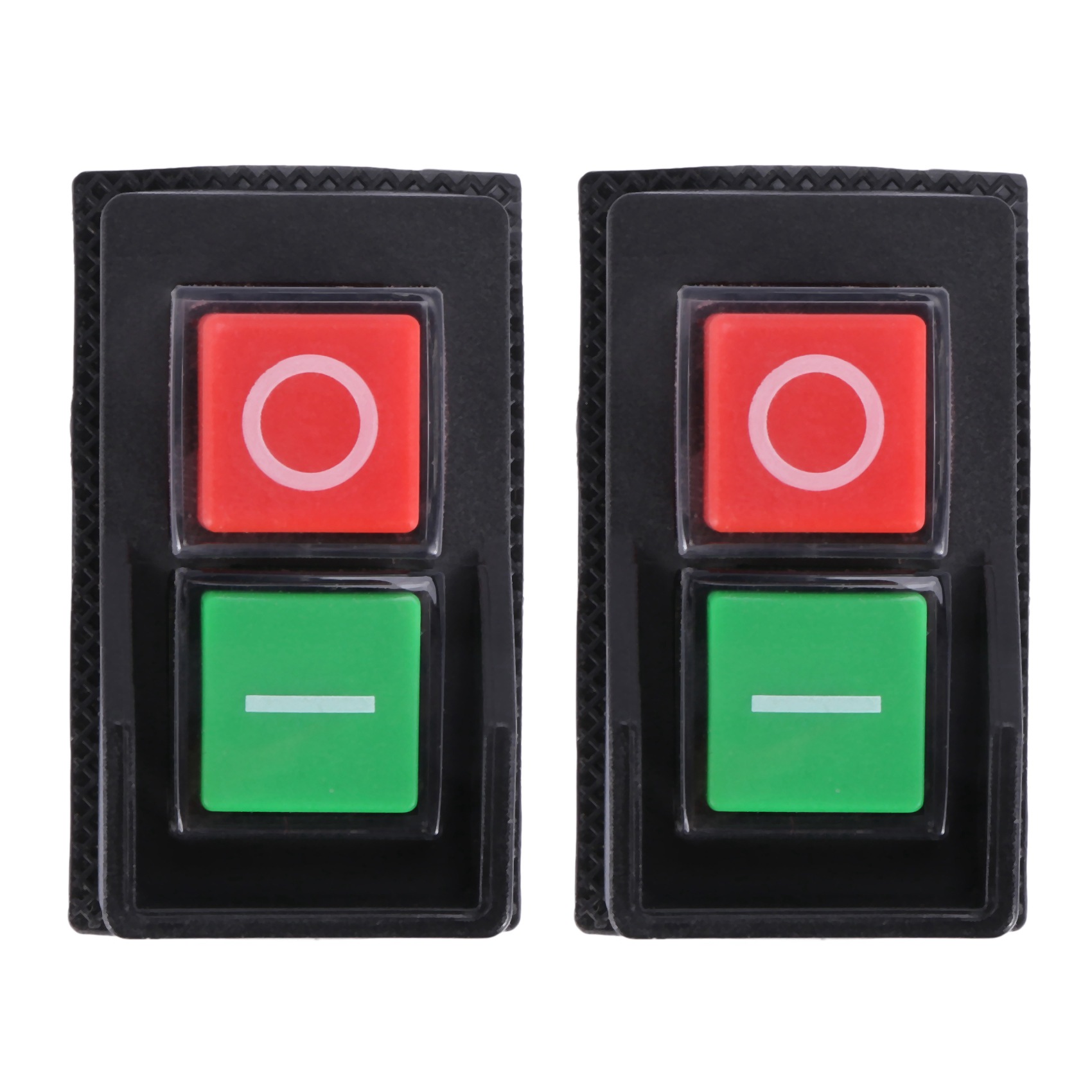 2X Waterproof Push Button Switch 5 Pins KJD17 220240V